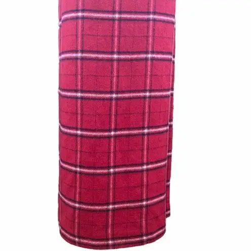 Nine & Co. Vintage red plaid wool skirt