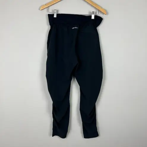 Coolibar Pants Women Medium Black UPF 50+ Motio Joggers Ruched Pull On Stretch M