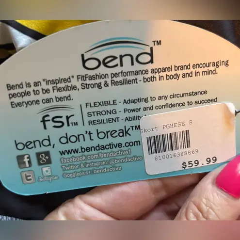 NWT Bend Pittsburgh Athletic Skirt Gold