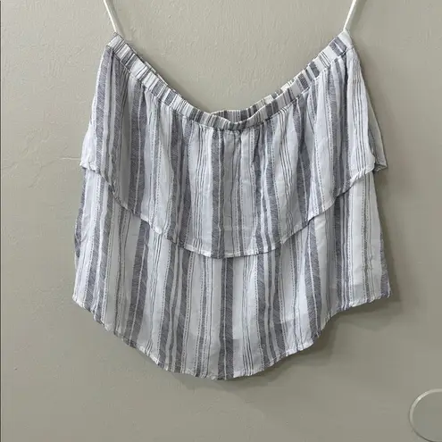 Bella Dahl Strapless Flowy Top Sz S