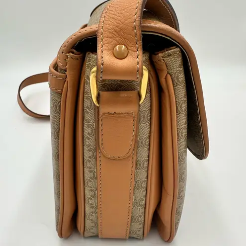 Celine Macadam Coated
Canvas Crossbody Bag Tan