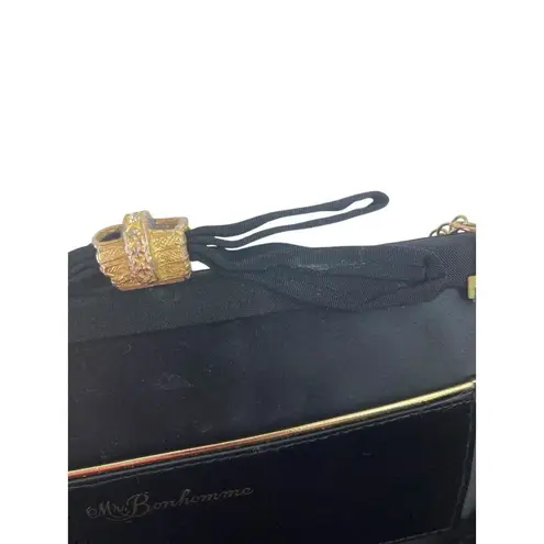 Vintage Mr. Bonhomme Purse Black Cocktail Party Retroglam 60's Mid Century Glam