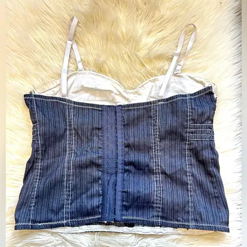 ENTRY Denim Corset top