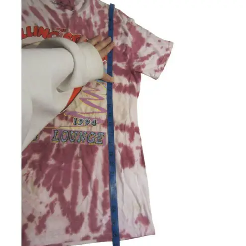 The Rolling Stones Voodoo Lounge Tour Tie Dye T Shirt Women Tops Size M