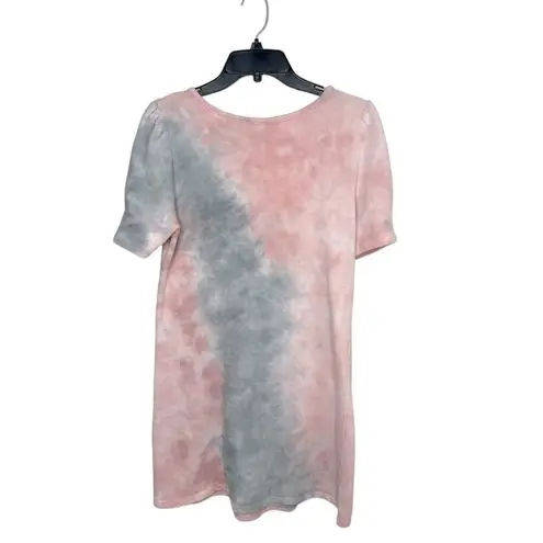 BB Dakota x Steve Madden Cosmic Girl Terry Mini Sweatshirt Dress. Size small Pink