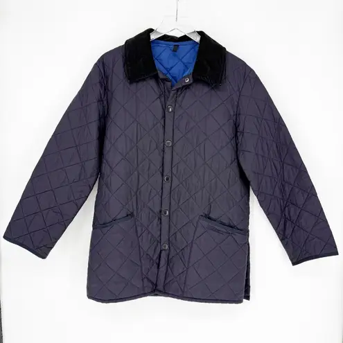 Barbour Liddesdale Quilted Jacket XS Blue