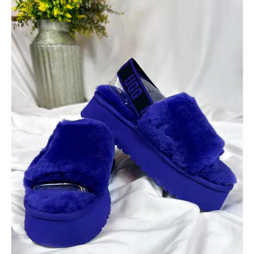 Ugg Disco Slide Platform Back Strap Boho Retro Violet Life 7 Blue