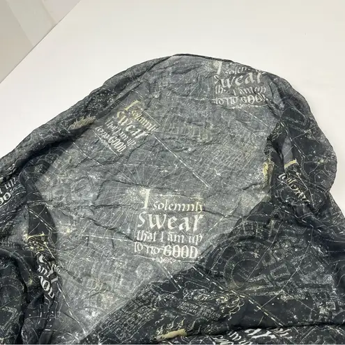 Harry Potter Torrid Harry Potter Infinity Scarf Womens One Size Black Grey Gray White NEW