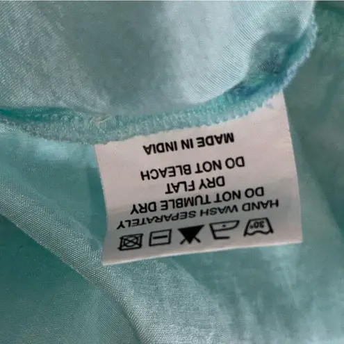 Pranella Women’s Size M Aqua Blue Coral Fish Ginger Baia Print Mini Dress Size M