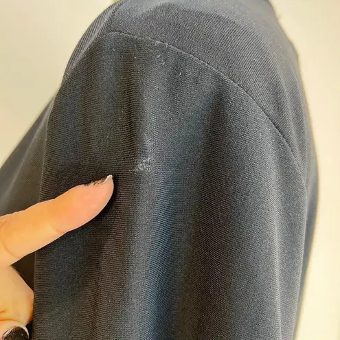 Ashley Stewart Romper Maxi Kimono Style Dress Printed Black