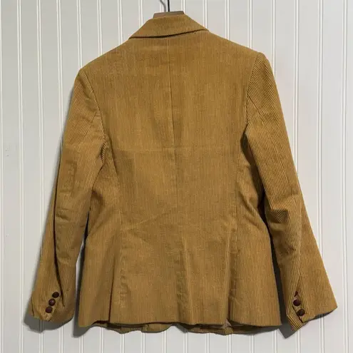 Oscar de la Renta VTG Corduroy Blazer Women’s 13/14 Tan Academia Cotton Jacket