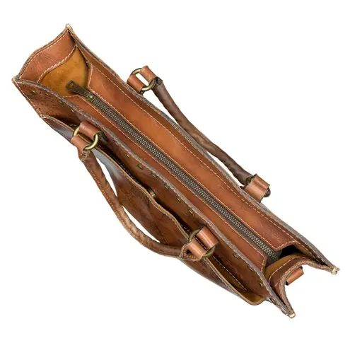 Patricia Nash Signature Map Print Italian Leather Coletta Postcard Tote $499