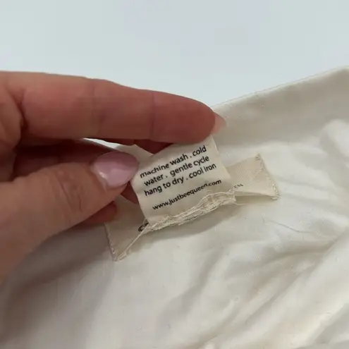 JBQ Just Bee Queen Sol Bandeau Top in White Size Large