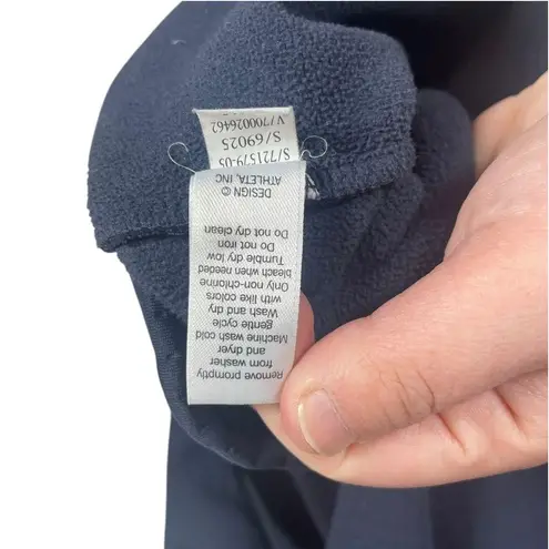 Athleta  Women’s  Anorak Atmosphere Half Zip Pullover Hoodie in Navy Size L