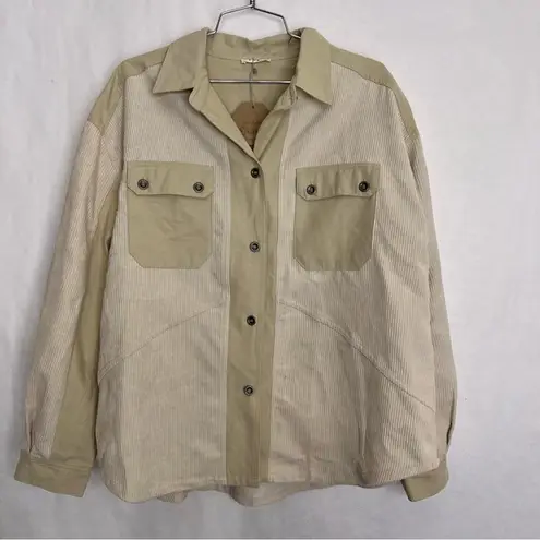 Kori  corduroy cream jacket size small