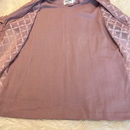 Alfred Dunner Vintage Blouse Top W/ attached Lace front Women’s Size 12 USA Made