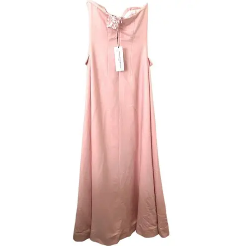 MARIA VITTORIA PAOLILLO Sleeveless Rose Pink Gown NWT Sz IT 40 (S)