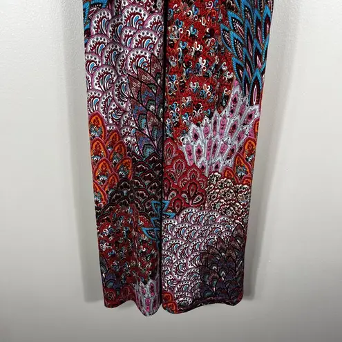 Moa Moa Multicolor Paisley Boho Maxi Dress
