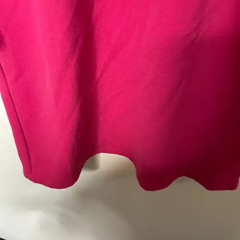 Tuckernuck  Fuchsia Pink Avery Terry Shirt Dress Mini Button Stand Collar S