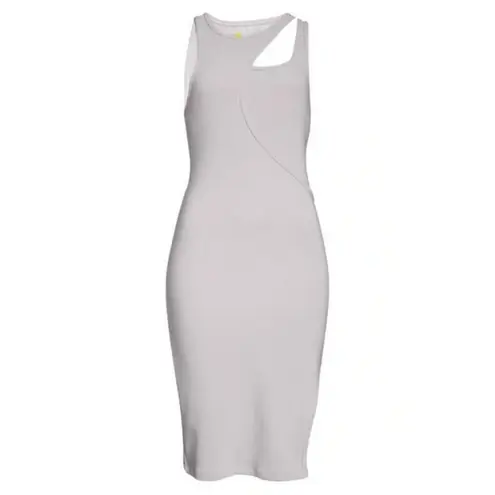 Zella 💕💕 Interlude Rib Cutout Dress ~ Lavender Sky Large L NWT