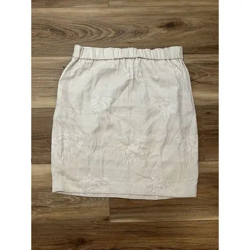 3.1 Phillip Lim Phillip Lim Women Skirt Palm Trees Printed Silk Cotton above knee Slight A Sz 4