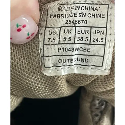 RedHead Women's Trail Boot Shoes Outbound Mid Brown Black Size 7.5