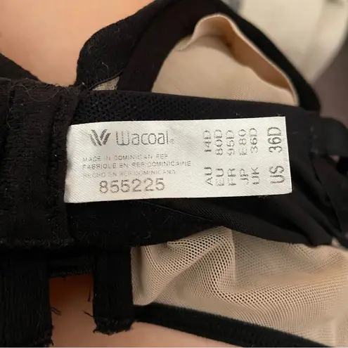 Wacoal Stark Beauty Underwire Bra in Black Size 36D