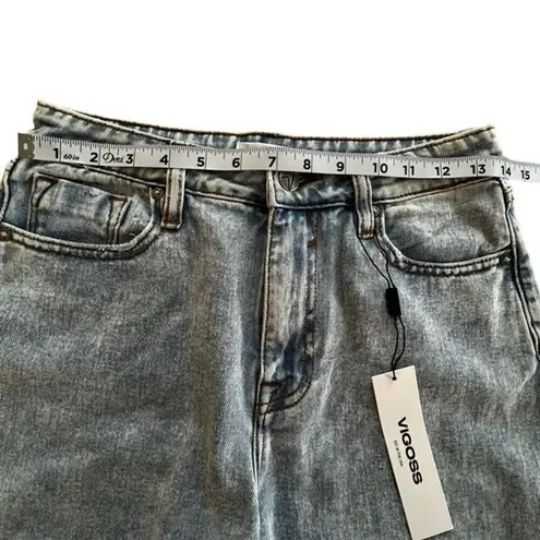 Vigoss  High Waist Bermuda Jean Shorts size 25 NEW