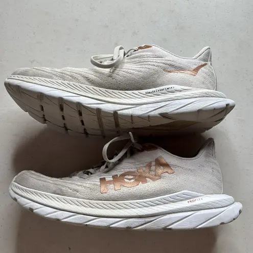 Hoka ONE ONE® Mach 5 Running Shoe White Copper Size 9B