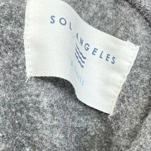 Sol Angeles Sol Flag Hoodie Dress In Heather