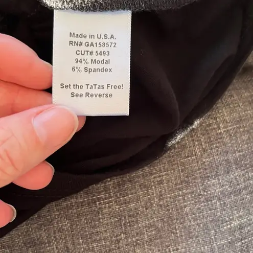 JJ Winks Black Ruffled "Vixen" Women's Blouse Size Small