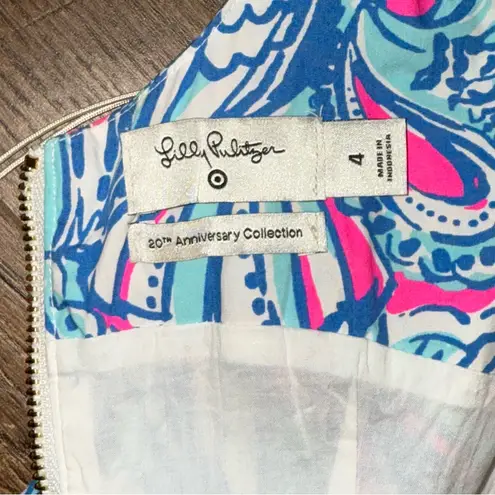 NEW Lilly Pulitzer for Target 20th Anniversary My Fans Paisley Shift Dress Pink Size 4