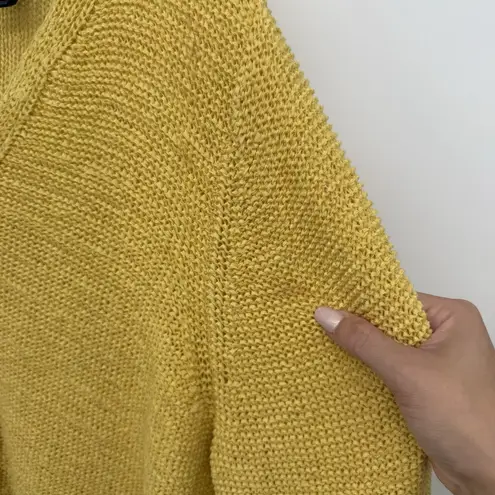 CRAZY HORSE Collection Yellow Acrylic Knit Cardigan Sweater Size 2X Coastal