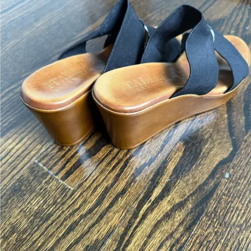 Italian Shoemakers Black Sandals Comfortable and Stylish