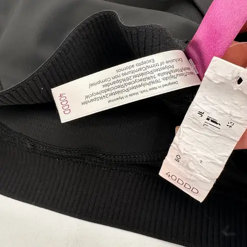Adore Me  Brylee High Support Black Sports Bra Size 40DDD New