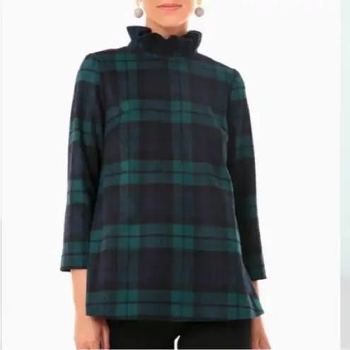Tuckernuck NWOT Faye Blackwatch Plaid Blouse