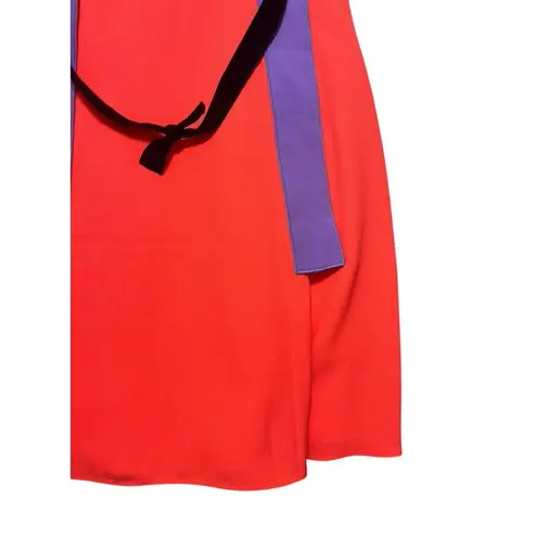 Roksanda Blossom Sleeveless Top Orange Black 2 Tank Bright Festival Futuristic