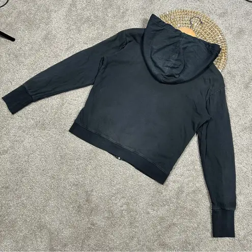 Venor Women’s Full Zip Hoodie Jacket Dark Gray Cotton Drawstring Hunting Size S