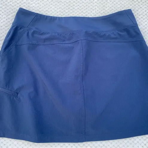 Orvis blue athletic skort sz L tenniscore golf athleisure teacher activewear
