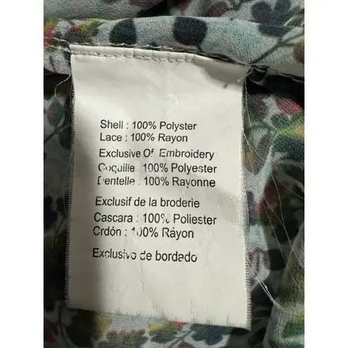 Bhanuni by Jyoti Libra Floral Embroidered Boho Dress Size 6