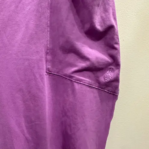 Free People Movement Hot Shot Onesie Deep Mulberry Purple Boho Granola Lounge Size XS