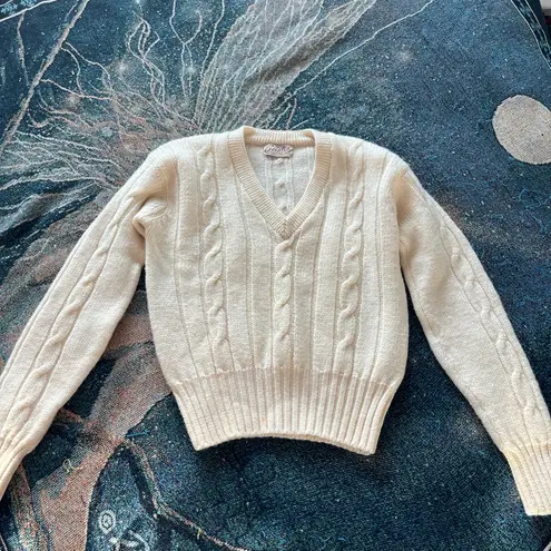 Vintage 1940s Geistex Wool Sweater S V