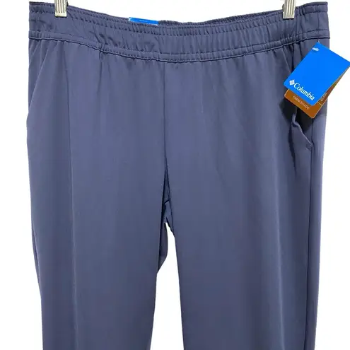 Columbia Pants NEW Blue Size Large Sun Protection Ankle Pull-On Elastic Waist