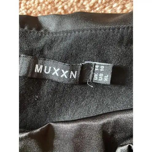 MUXXN Black flared Women’s in vintage 60s style stretch, 3/4 Sleeves Dress M/L Black Size 10