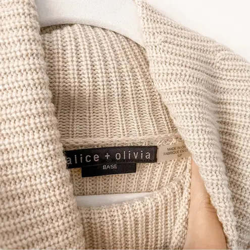 Alice + Olivia  Turtleneck Wool Cashmere Sweater