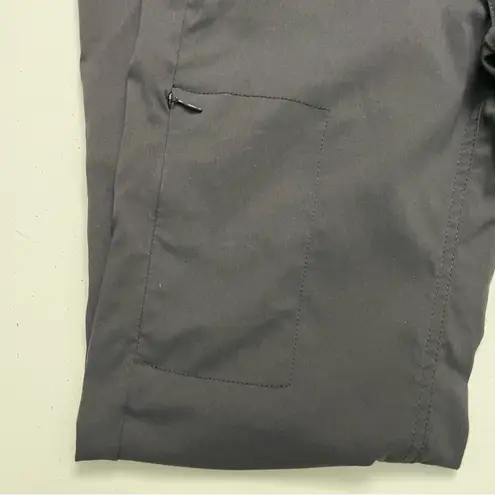 prAna Halle Pant Cargo Convertible Roll Up Stretch Zion Travel Hiking Grey Coal