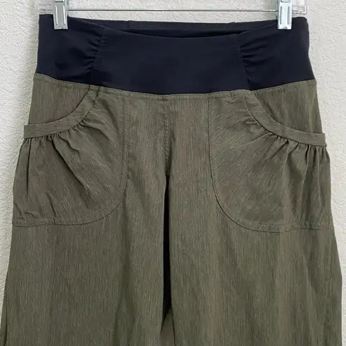 prAna Summit Pants in Charcoal Heather/Cargo Green Heather Size S
