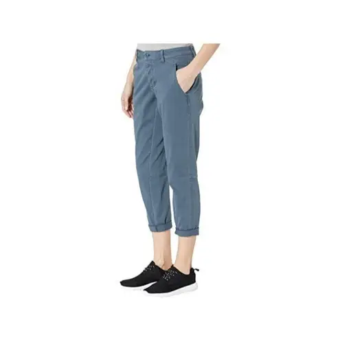 prAna New NWT Womens Pants Janessa Nickel 14 Regular Pockets Blue Gray 32 Crop