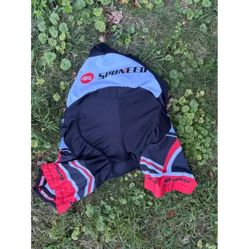 SPONEED Women's Cycling Shorts Padded Biking Bike Tights Black Red White Size S