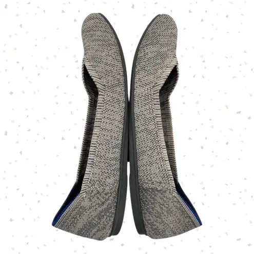 Rothy's Grey Heathered Round Toe Slip On Shoes Neutral Rothy’s The Flat Taupe Heather 7